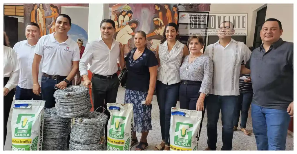 Productores afectados por sequía en Huetamo, son apoyados por el gobierno municipal
