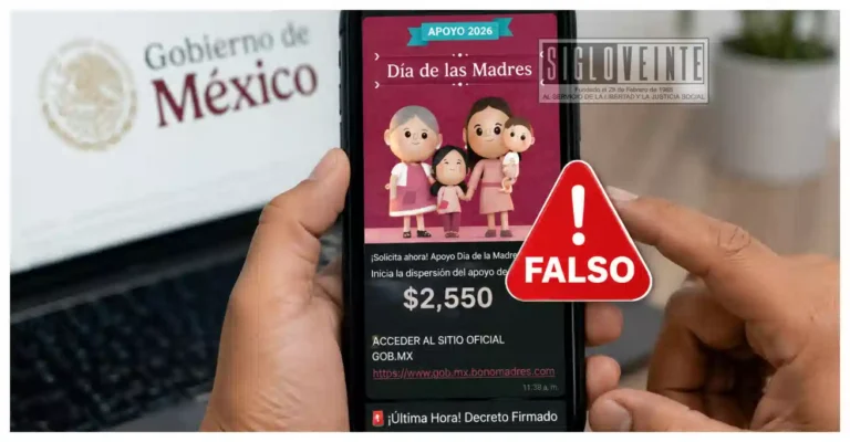 Secretaría de Bienestar desmiente falso apoyo económico por Día de las Madres