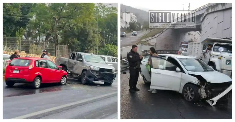 Seis accidentes viales en una sola mañana dejan daños en Morelia y zona conurbada