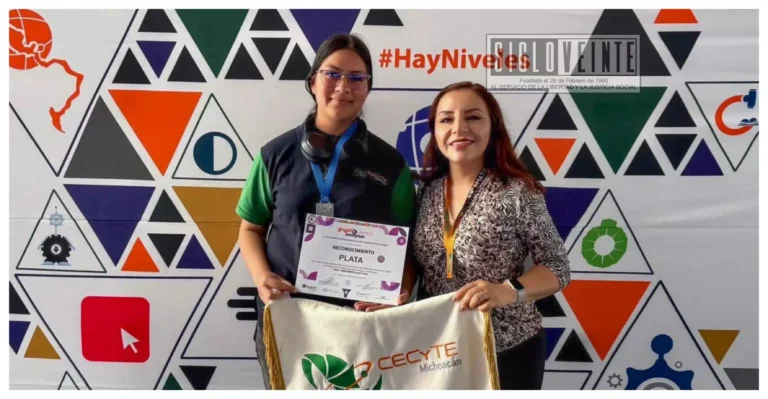 Alumna del CECyTEM conquista medalla de plata en el Infomatrix Iberoamérica 2026 de San Luis Potosí