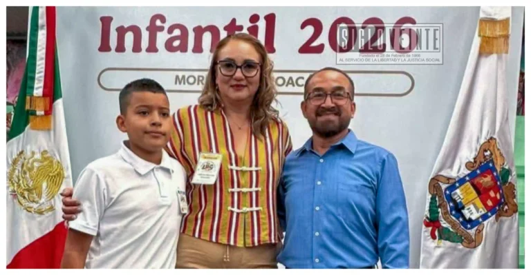 Carácuaro celebra pase de estudiante a la etapa nacional de la Olimpiada del Conocimiento Infantil 2026