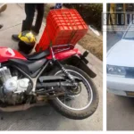 Colisión entre taxi y motocicleta deja un lesionado en el libramiento de Zitácuaro