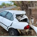 Conductor resulta lesionado tras accidente en la carretera Huetamo-San Lucas