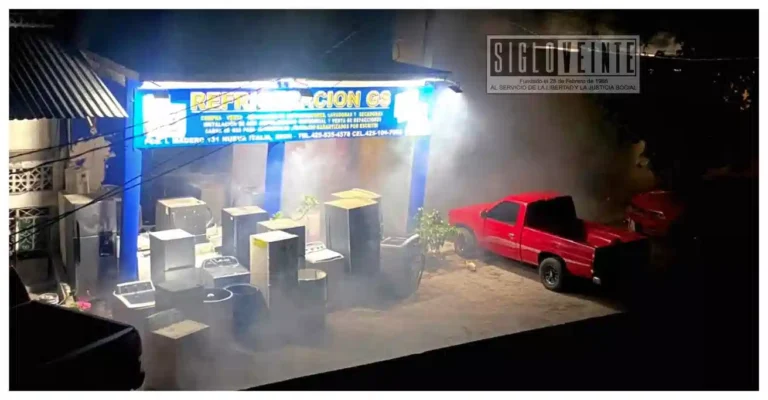 En Nueva Italia, una explosión en hielera genera emergencia por fuga de amoniaco; reportan decenas de afectados