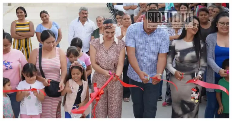 Inaugura Norma Yáñez calle en la comunidad de El Cirian; destaca beneficio para habitantes y estudiantes