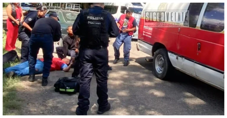 Motociclista resulta lesionado tras accidente en la carretera Zitácuaro-Tuzantla