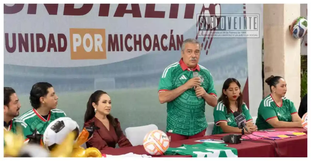 Raúl Morón impulsa el “Mundialito Unidad por Michoacán” rumbo al Mundial 2026