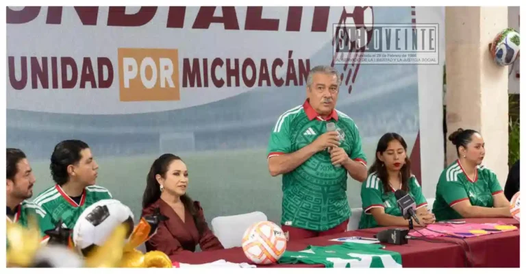 Raúl Morón impulsa el “Mundialito Unidad por Michoacán” rumbo al Mundial 2026