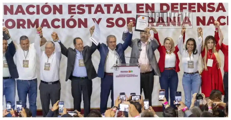 Raúl Morón llama a cerrar filas tras registrarse rumbo a la encuesta de Morena
