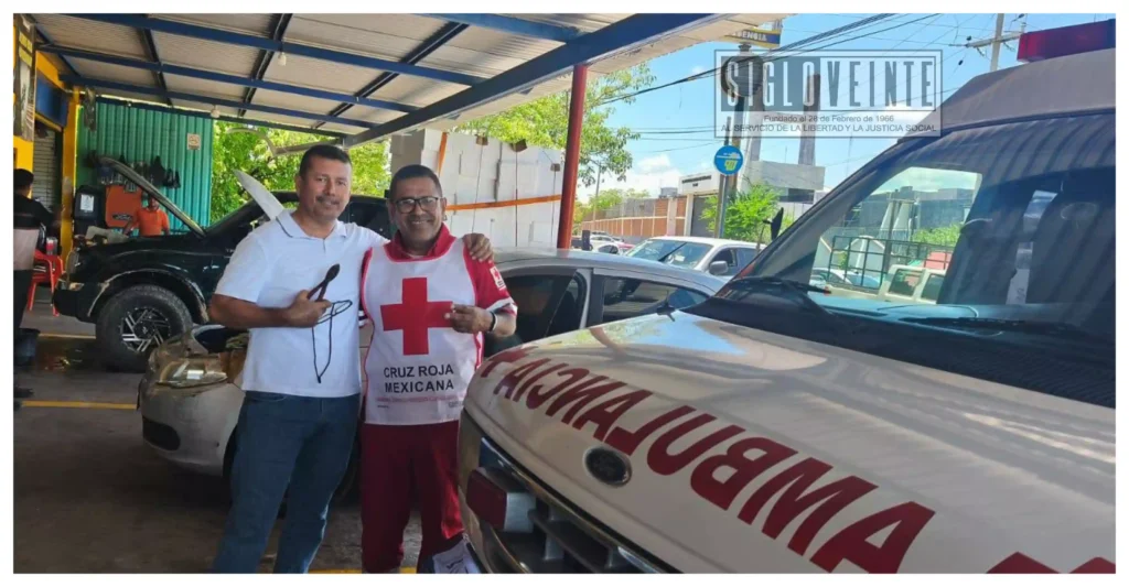 Reconocen a empresa local por su respaldo permanente a la Cruz Roja Huetamo