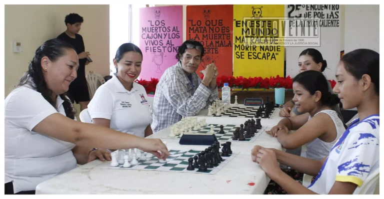 Séptimo Torneo de Ajedrez reúne a competidores y fortalece el deporte ciencia en Huetamo