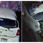 Taxista resulta herido tras intento de asalto y accidente en zona rural de Lázaro Cárdenas