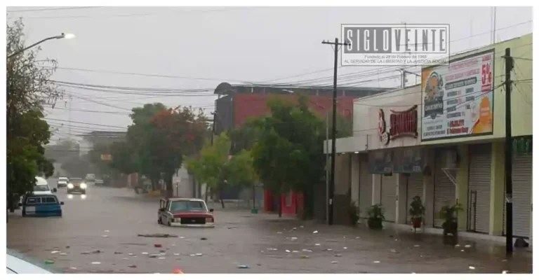 Tormenta provoca inundaciones y daños en Apatzingán; familias resultan afectadas