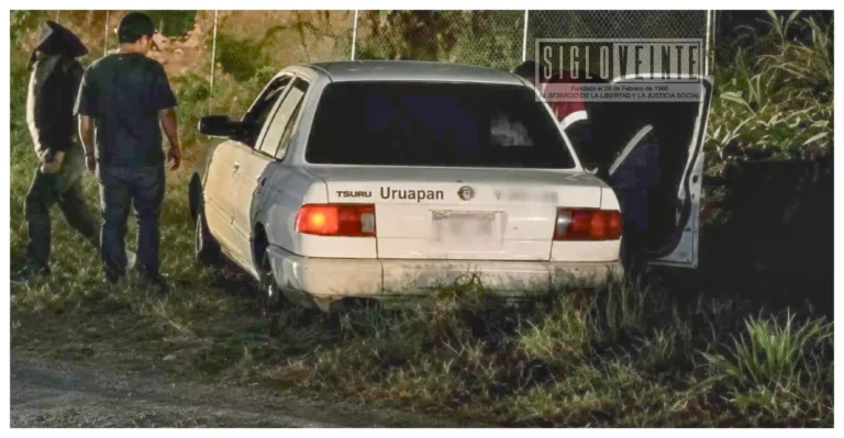 Acribillan a taxista en el fraccionamiento Viñedos de Uruapan; murió al volante