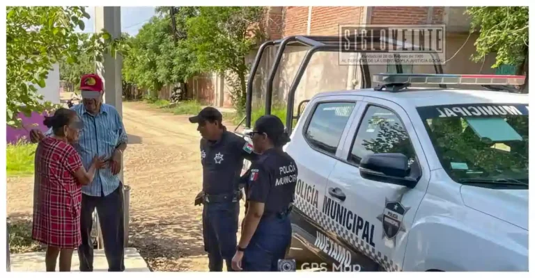 Adulto mayor extraviado regresa con su familia gracias a rápida coordinación de laPolicía Municipal de Huetamo
