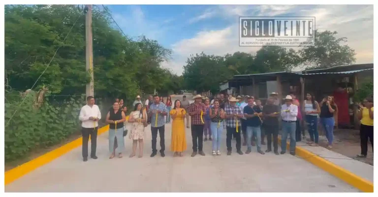 Alcalde de Zirándaro destaca avance en infraestructura con inauguración de calle pavimentada en la localidad de Alita