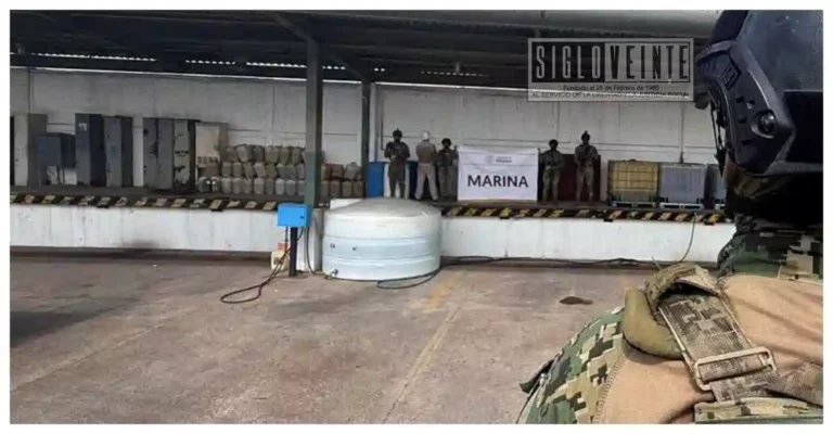 Aseguran casi 8 mil litros de combustible presuntamente ilegal en operativo de la Marina en Arteaga