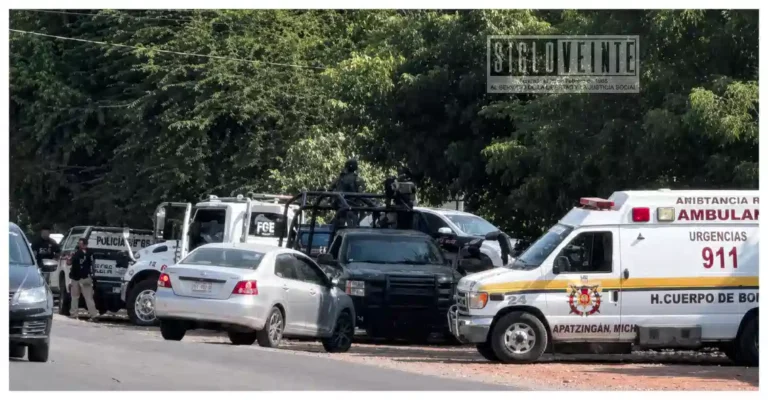 Atacan a balazos al subdirector de la Policía Municipal de Apatzingán; un agente resulta herido