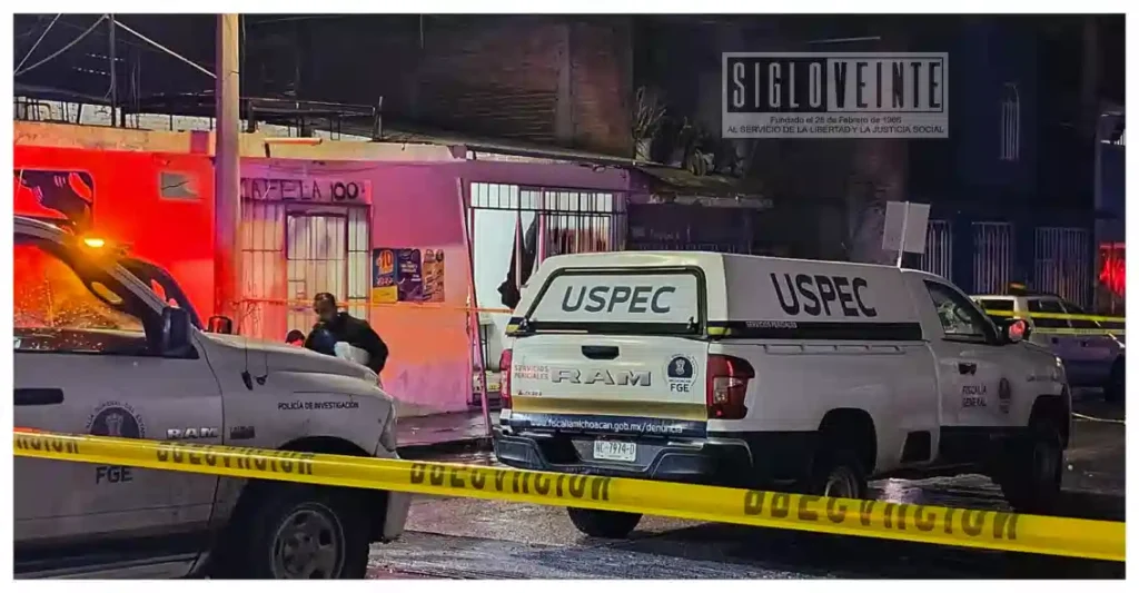Ataque a balazos en establecimiento de tragamonedas deja un muerto y un lesionado en Morelia