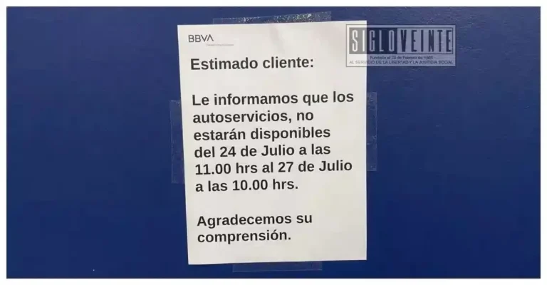 BBVA suspende temporalmente sus cajeros de autoservicios en su única sucursal de Huetamo