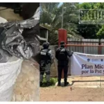 Cateo en Carácuaro deja aseguramiento de presunta metanfetamina y vehículos