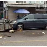 Conductor alcoholizado atropella a comerciante y desata carambola en Arteaga