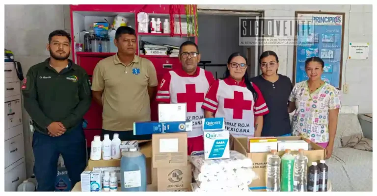 Cruz Roja de Huetamo reconoce apoyo del Gobierno de Zirándaro para fortalecer la atención médica
