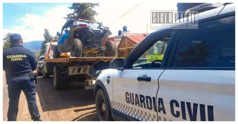 Detienen en la carretera Morelia-Quiroga a sujeto que remolcaba vehículo RZR robado