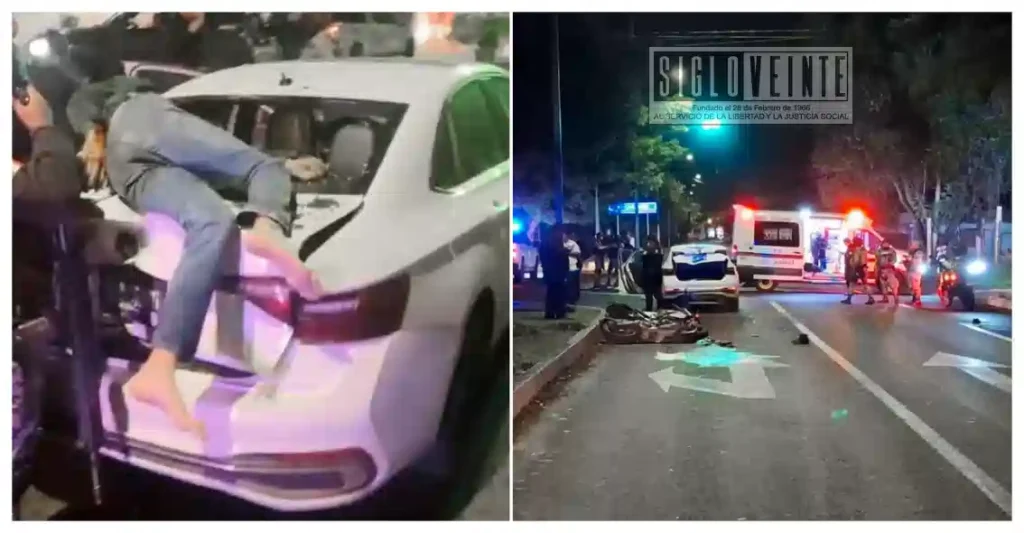 Dos motociclistas resultan gravemente heridos tras aparatoso choque en Uruapan