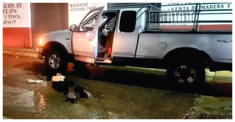 Ejecutan a un hombre a balazos en el centro de Taretan; ya fue identificado