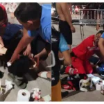 En Huetamo, aparatoso accidente de motocicleta deja dos personas gravemente lesionadas