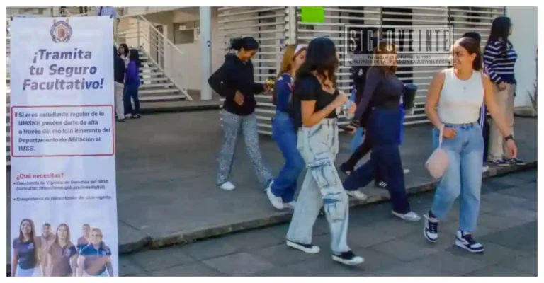 Estudiantes de nuevo ingreso en la UMSNH podrán acceder al seguro facultativo del IMSS; cono cómo tramitarlo