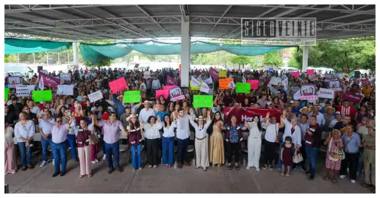 Gladyz Butanda llama en Huetamo a fortalecer la defensa de la Cuarta Transformación