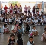 Jardín de Niños «Marcos E. Becerra» realiza colecta en apoyo a la Cruz Roja Huetamo