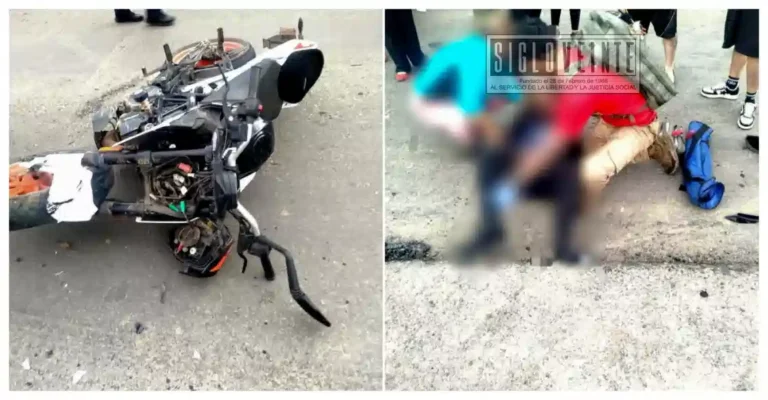 Motociclista pierde un dedo y sufre fractura tras aparatoso accidente en la carretera Zitácuaro-Morelia