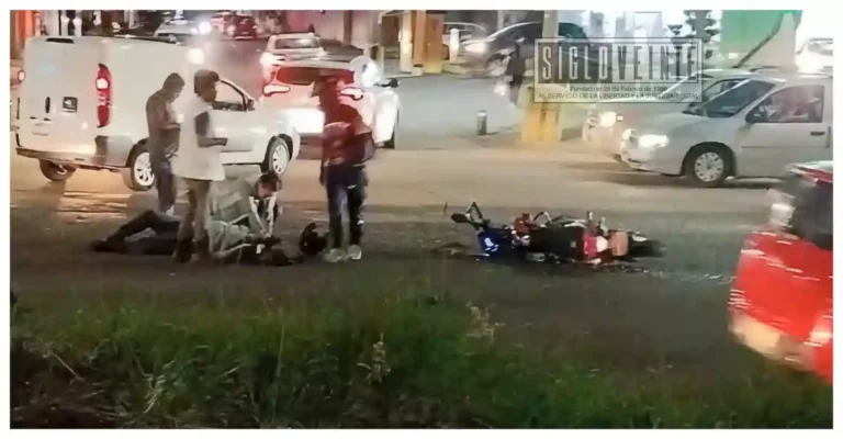 Motociclista termina hospitalizado tras accidente en la avenida Madero Poniente de Morelia