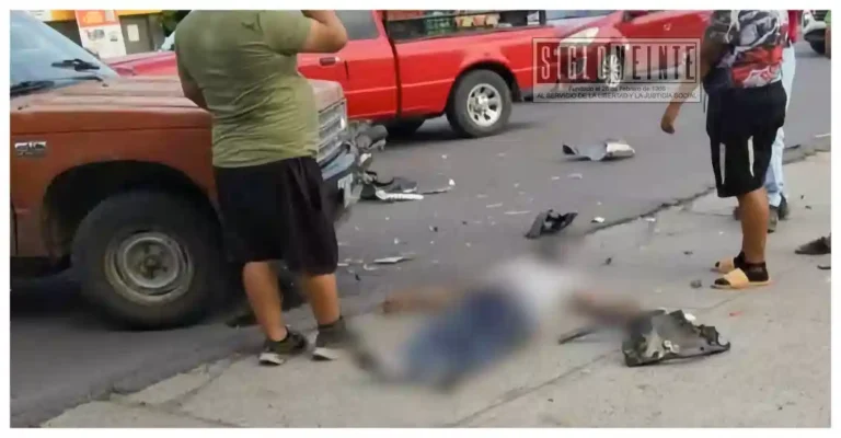 Motociclista termina hospitalizado tras fuerte colisión con camioneta en Apatzingán