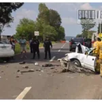 Muere una mujer y dos personas más resultan heridas tras carambola en la carretera Morelia-Pátzcuaro