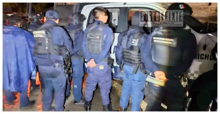 Nueve presuntos policías son vinculados a proceso en Zinapécuaro; seguirán en prisión por ocho delitos