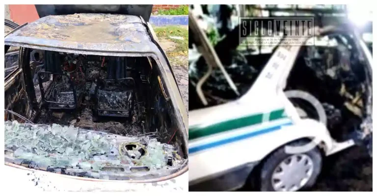 Nuevo ataque incendia otro taxi en Apatzingán; suman tres unidades calcinadas en menos de 24 horas
