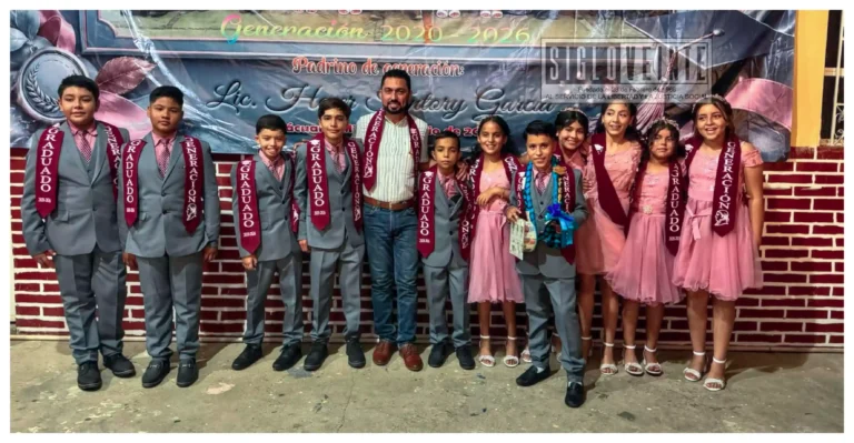 “Nunca dejen de creer en sus sueños”: Hever Tentory apadrina a nueva generación de la Primaria José María Morelos