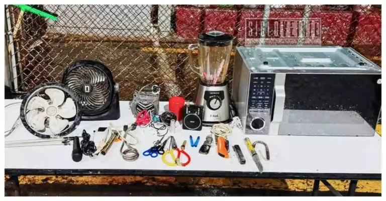 Operativo sorpresa en penal de Uruapan permite asegurar objetos prohibidos durante revisión de seguridad