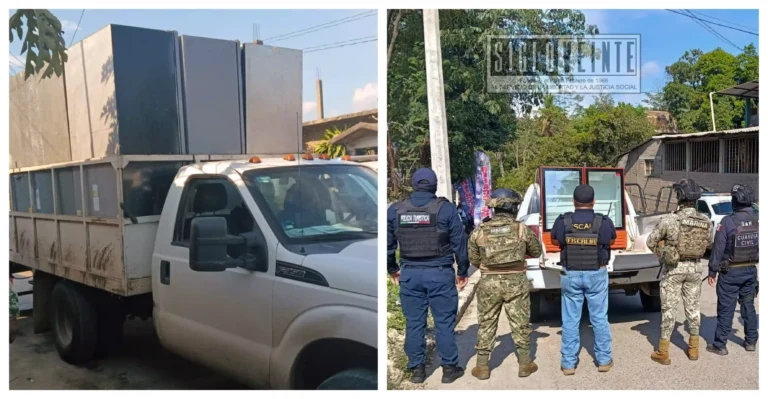Recupera la FGE 13 refrigeradores robados durante cateos en Lázaro Cárdenas