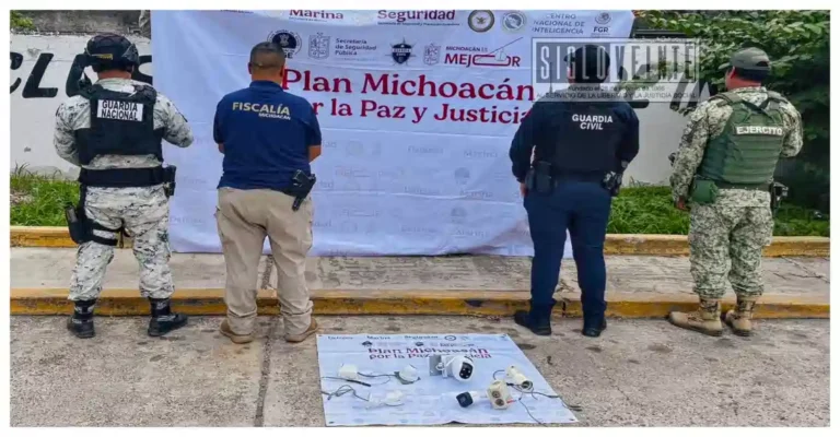 Retiran cámaras clandestinas usadas para vigilancia ilegal en comunidades de Apatzingán