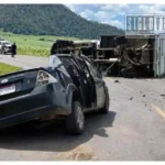 Trágico accidente en Paracho deja dos muertos; quedaron prensados tras choque con camión de carga