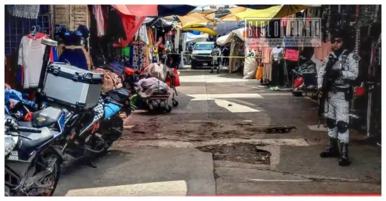 En el Mercado Hidalgo de Zamora un hombre muere y una mujer resulta herida de gravedad