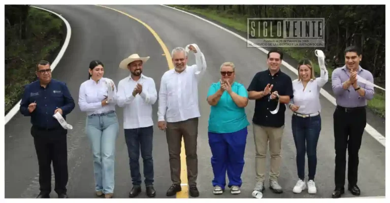 Alcalde Hever Tentory acompaña a Bedolla en inauguración de la rehabilitación de la carretera estatal Tiripetío-Carácuaro-La Eréndira