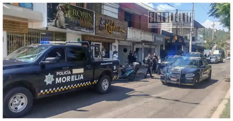 Asaltan joyería en la Avenida Camelinas de Morelia; botín ronda los 300 mil pesos y un joven resulta herido