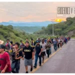 Ayuntamiento de Tuzantla respalda tradicional peregrinación al Santuario de San Lucas; despiden a peregrinos