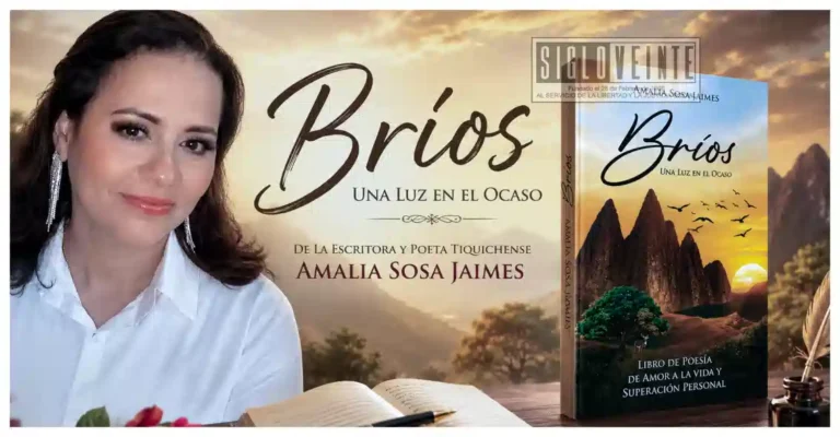 “Bríos. Una luz en el ocaso” de la escritora y poeta tiquichense Amalia Sosa Jaimes, obra que invita a mirar la vida desde la esperanza
